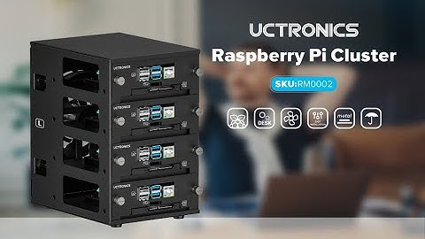UCTRONICS New Desktop Cluster Case for Raspberry Pi 4