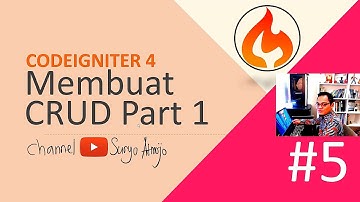 5. Tutorial Codeigniter 4, Koneksi Database dan CRUD Part 1