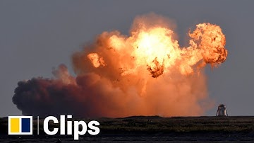 SpaceX Starship rocket crashes in fireball while returning from test flight with no crew on board