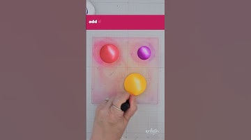 Use INK BLENDING to create "ROUND" ornaments! #cardmaking #christmascard