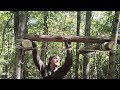 How One Person Can Build A Tree Platform #Bushcraft