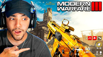 My FIRST GAMES on Modern Warfare III.. (MW3 Reveal)
