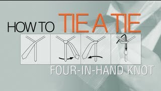How To Tie A Tie: The Four-In-Hand Knot