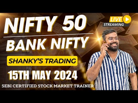 Live trading Banknifty nifty Options 15 May 