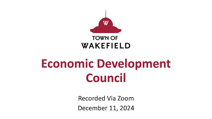 Wakefield Economic Development Council Meeting - December 11, 2024