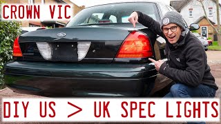 Making my Crown Vic lights UK friendly