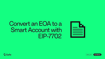 SHORT TUTORIAL | Convert an EOA to a Smart Account with EIP-7702