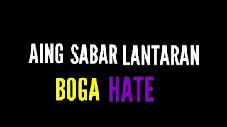 Status WA keren Bahasa Sunda 'Aing Sabar Lantaran Boga Hate'