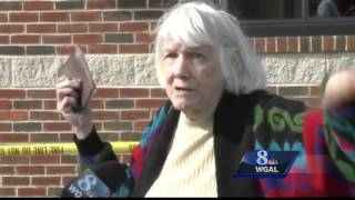 Chaotic Scene: Woman crashes through Hampton Inn lobby wall!