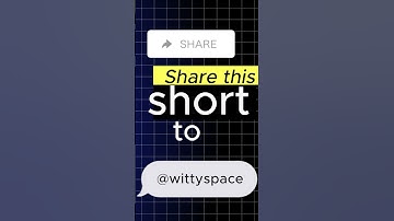 Youtube thumbnail for wittyspace share this video to @wittyspace #thumbnail #youtube #thumbnails