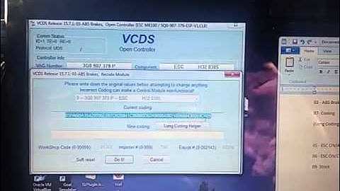 Golf GTI MK7 - ESC/Traction control disable - VCDS VagCom