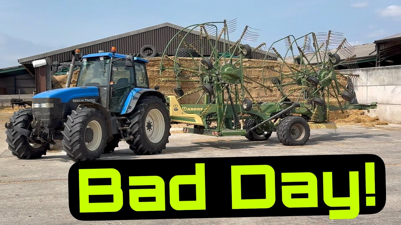 2 Mowers Destroyed and a Tractor, Keep Positive! Grass 2025! - YouTube
