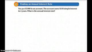 Simple Interest Example Problems
