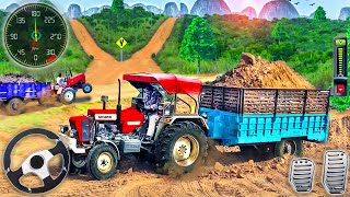 Real Farming Cargo Tractor Uphill Driver - Offroad Heavy Tractor Driving - Android GamePlay #2 screenshot 4