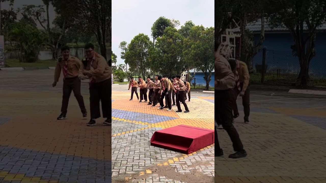 Atraksi Yel-Yel Kreasi Pramuka Penegak IP-ICBS Riau 🤩👍🏼 