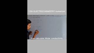 how to calculate molar conductivity #chemistry
