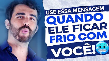 O que responder quando a pessoa fala que está com frio?