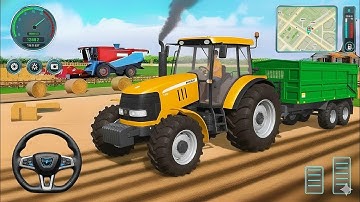 Real Tractor Farming Simulator 3D – Modern Tractor Driver Game – Android Gameplay