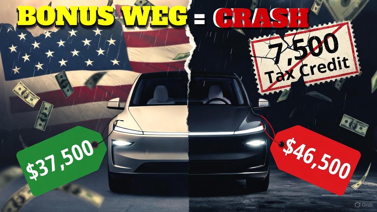 EV Sales Collapsed 50% Overnight: The "Tax Credit" Disaster