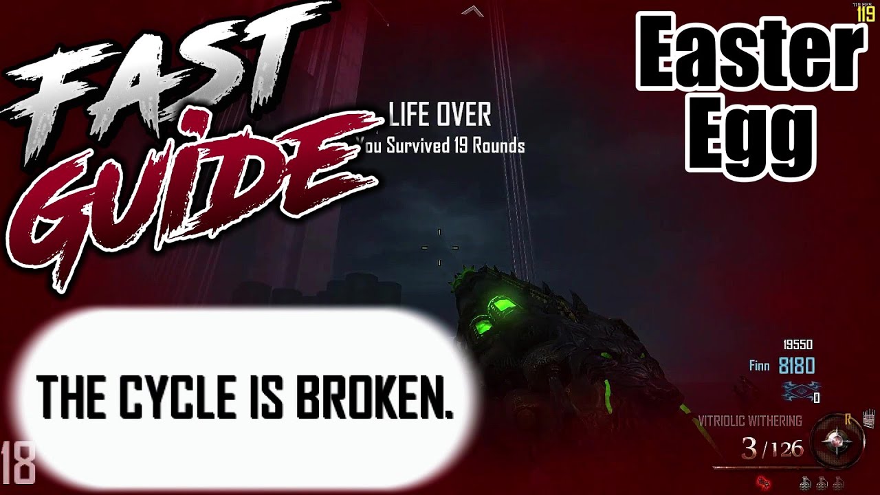 MOTD - MAIN EASTER EGG FAST GUIDE | BLACK OPS 2 MOB OF THE DEAD - YouTube