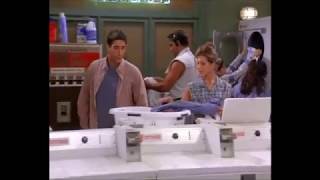 Ross And Rachel Do Laundry Together - Friends Funny
