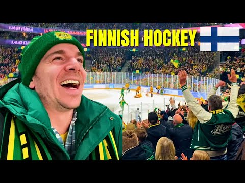 I went to Finlands BEST hockey arena to watch ILVES WIN! (vs. KalPa) 🇫🇮