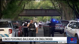 Cinco personas resultan baleadas en Englewood