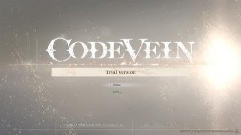 CODE VEIN  intro + main menu music
