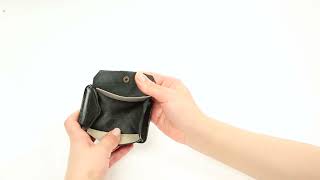 Leather Minimalist Coin Purse Wallet