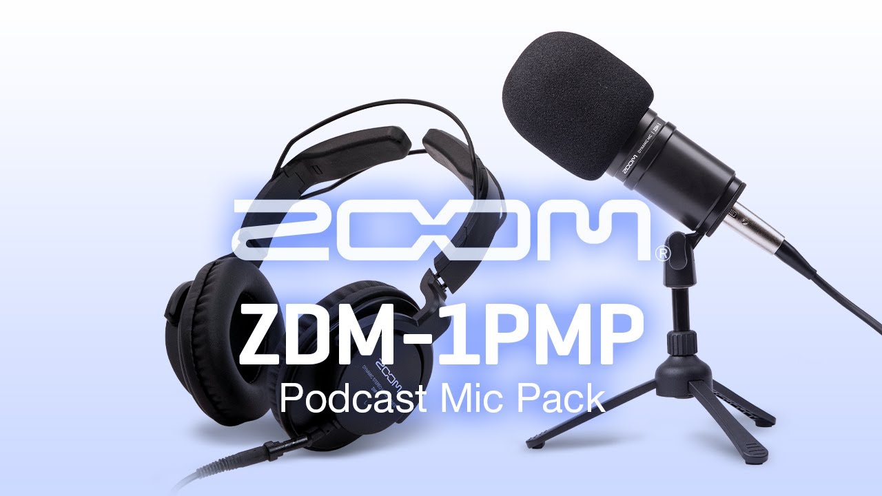 ZDM-1 Podcast Mic Pack | ZOOM