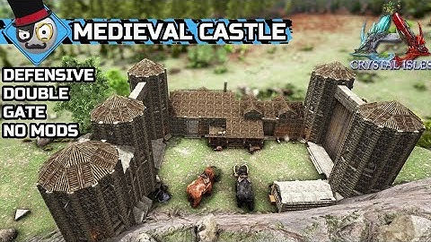 Ark: Survival Evolved - How to Build a Castle - Medieval Gatehouse (No Mods)