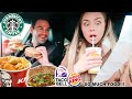 LETTING THE PERSON IN FRONT OF US DECIDE WHAT WE EAT FOR 24 HOURS !!