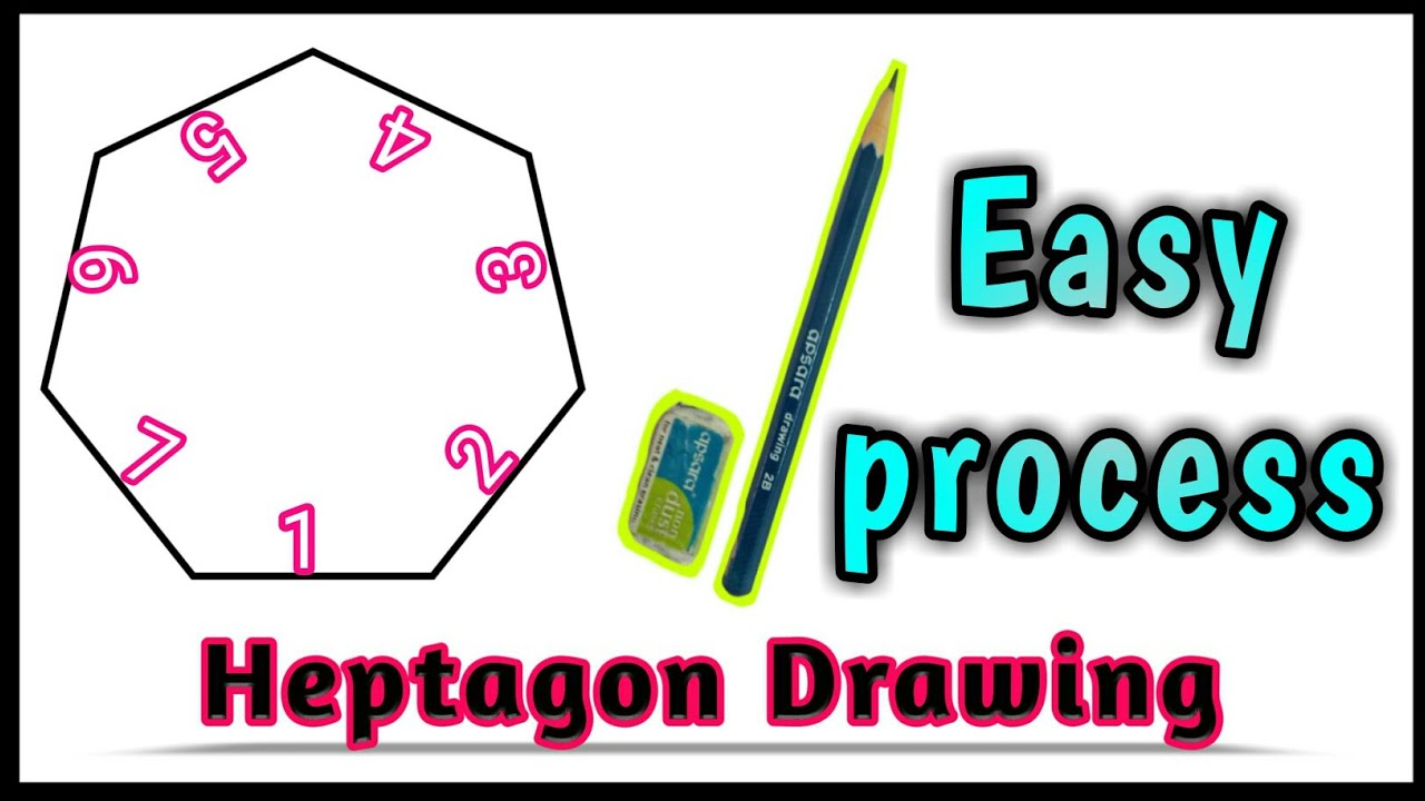 How To Draw Heptagon