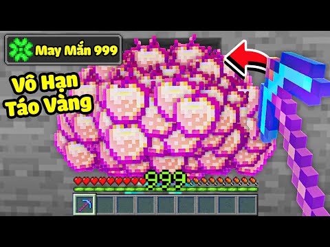 Video Minecraft nhưng Kinh Nghiệm = May Mắn - youtube
