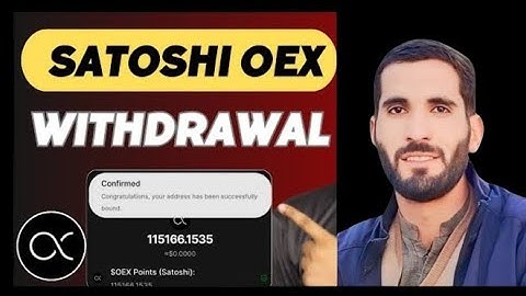 satoshi mining app Withdrawal || Satoshi Bind address Confirm|| oxe wallet address issue