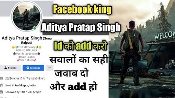 Aaditya Partap Singh Ko kaise Add kare 2022 How to Add Aditya Partap Singh ❣️FB Store