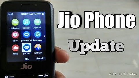 Jio phone software update with 2 new apps on Jio strore