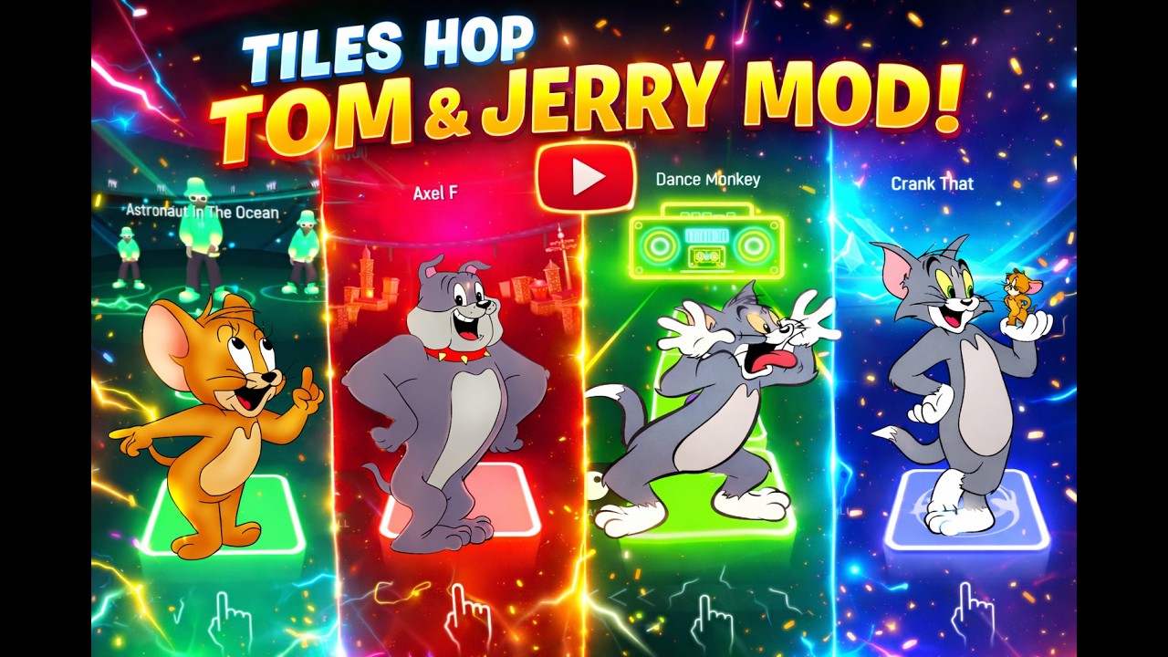 Tom & Jerry Tiles Hop Dance#14