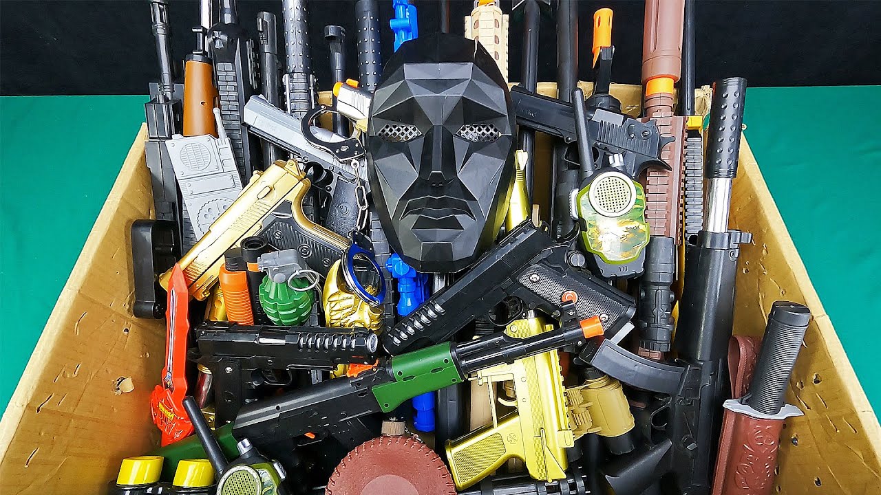 Squid Game Management Mask And Second Season Weapons, Long Barrel