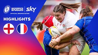 HIGHLIGHTS | France vs England | Women's Rugby World Cup | Semi-Final | Sky Sport NZ