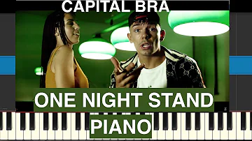 Capital Bra - One night stand - Piano Tutorial Instrumental Cover