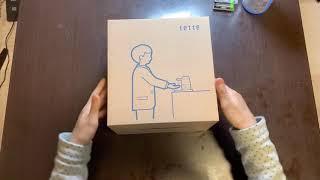 アルコールディスペンサー「テッテ」自動手指消毒器　開封