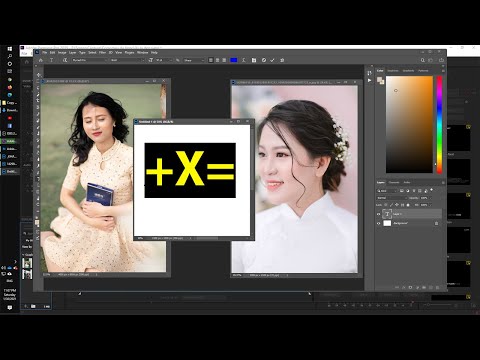 Copy màu da hồng bằng toán học trong PHOTOSHOP