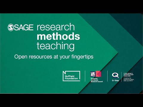 SAGE Research Methods Teaching – Quick Demo