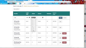 code.org setting up a class