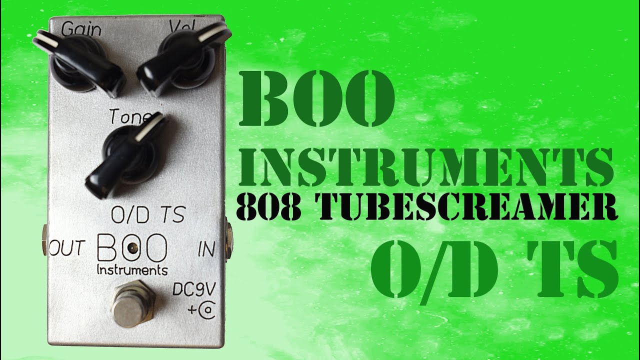 Boo Instruments OD/TS Overdrive Pedal Demo - Tube Screamer