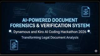 AI-Powered Document Forensics &amp; Verification System #ai #digitalforensics #computerforensics