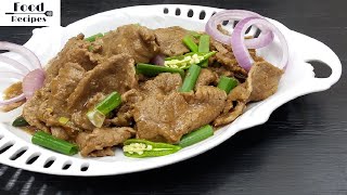 Mongolian Beef | Beef Stir Fry | Homemade Mongolian Beef | Tender Beef Fry   & Sauce |  Food Recipes