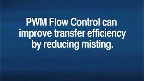 PWM Flow Control - Improved Transfer Efficiency Demonstration from Spray.com