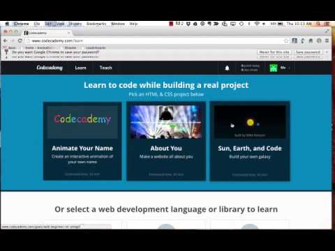 Codeacademy Lesson 1